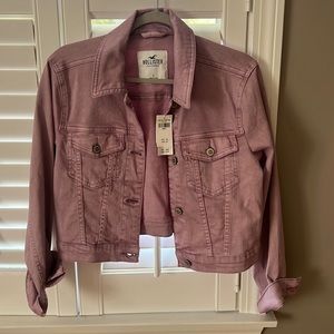 Hollister cropped women’s jean jacket